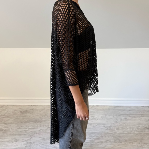 BLACK MESH TOP - Picture 6 of 6